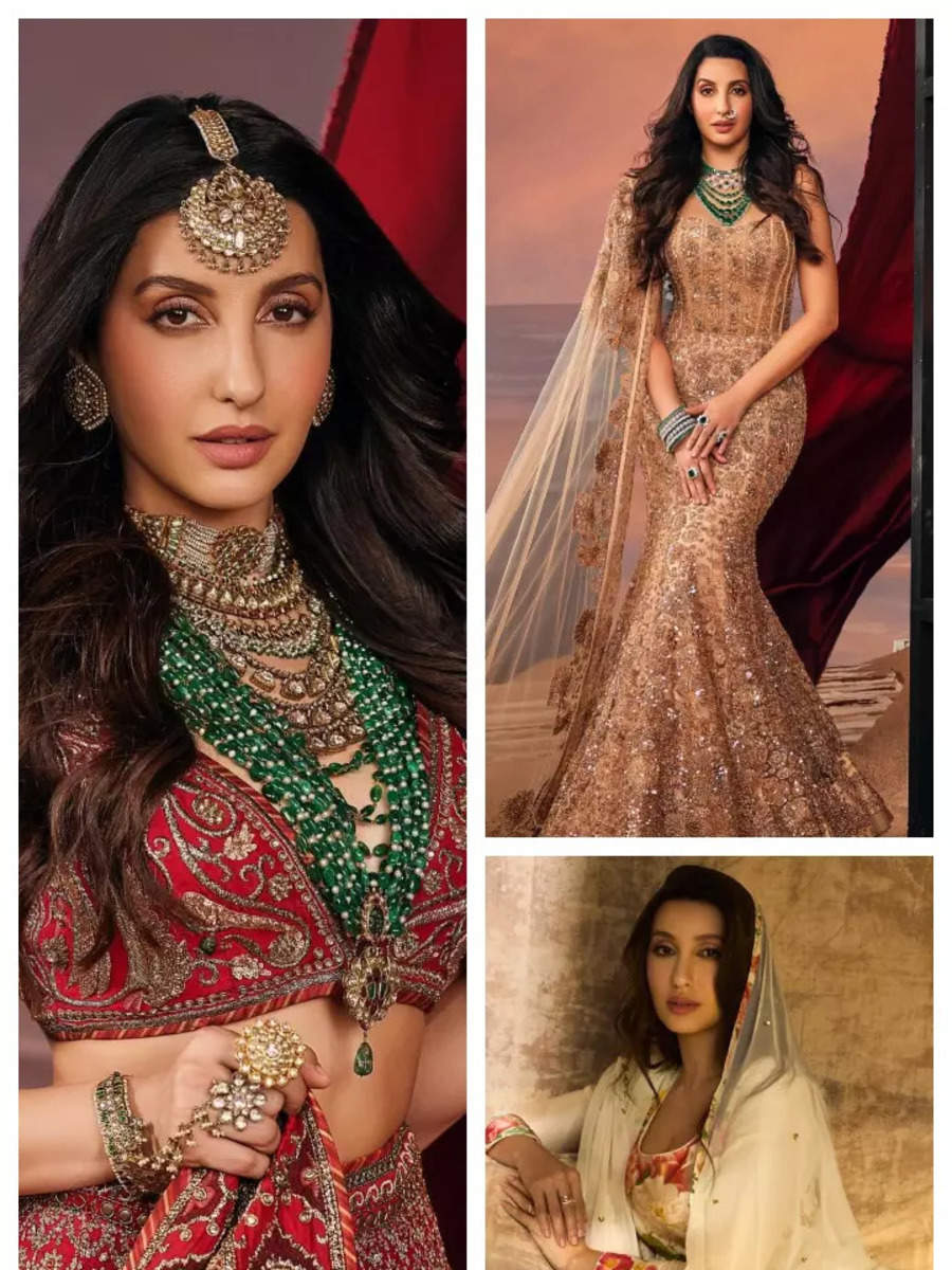 Nora Fatehi’s Top Ethnic Looks of 2024: A Royal Affair to Remember ...