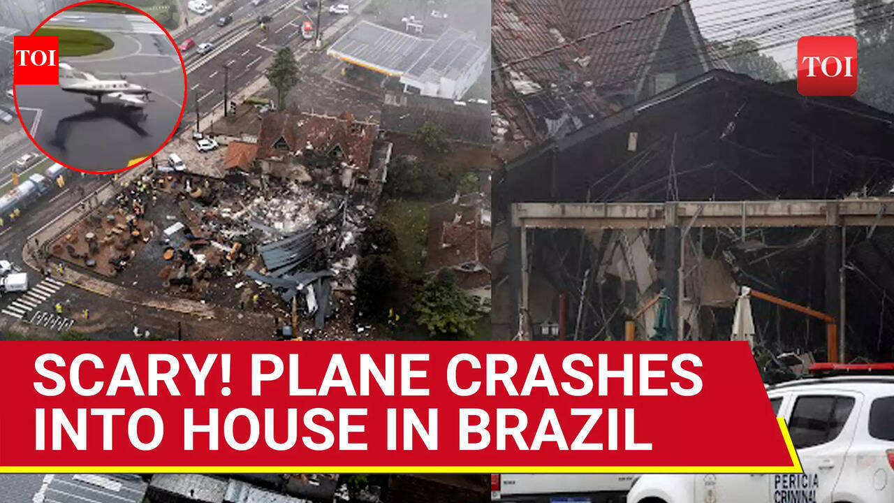Brazil Plane Piloted By Top Businessman Crashes In Tourist City; 10 ...