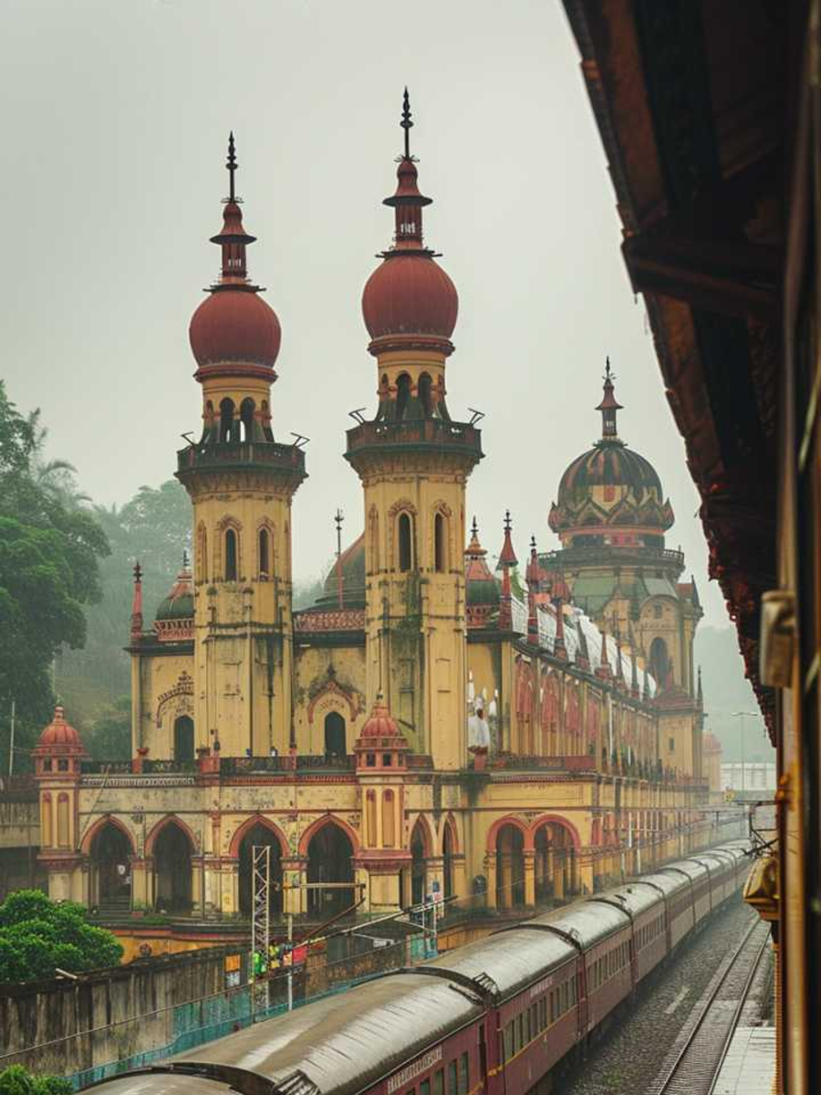  அரண்மனையை மிஞ்சும் இந்தியாவின் மிக ஆடம்பரமான ரயில் நிலையம் எது தெரியுமா? 