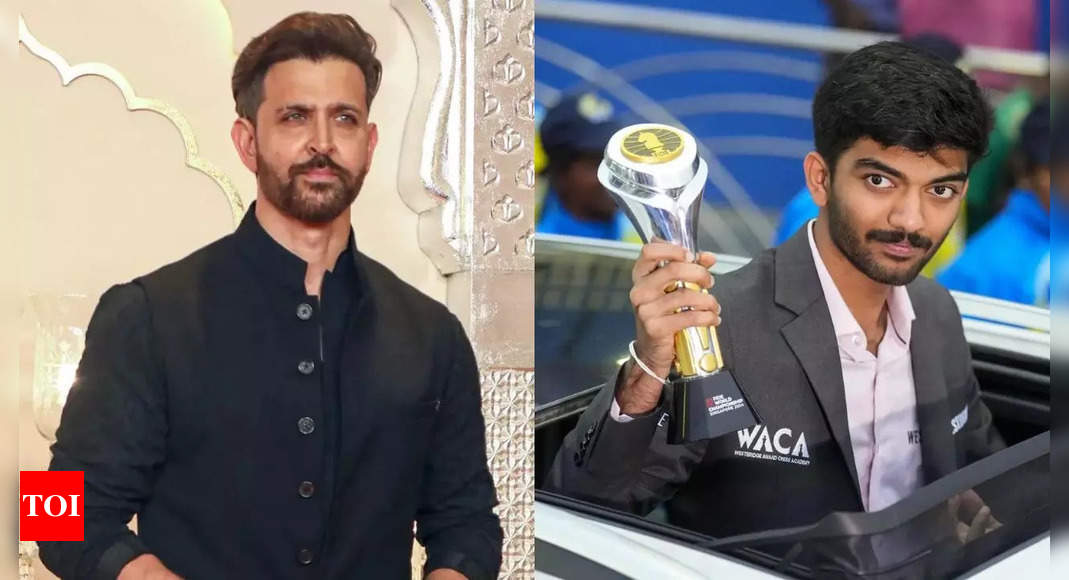 World chess champion D Gukesh reveals Hrithik Roshan’s film as his favourite | Chess News – Times of India