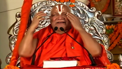 Rambhadracharya, who played key role in Ram Temple case, slams RSS chief's 'mandir' remark