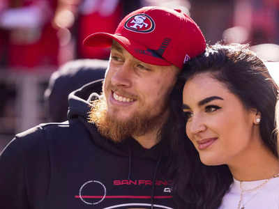 George Kittle’s third-place ranking makes his wife Claire proud as she shares glimpses of her festive Christmas plans