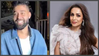 AP Dhillon pays visit to his 'crush' Malaika Arora's restaurant after concert in Mumbai - WATCH video