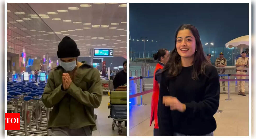 Rashmika Mandanna and Vijay Deverakonda planning New Year together; spotted at the airport