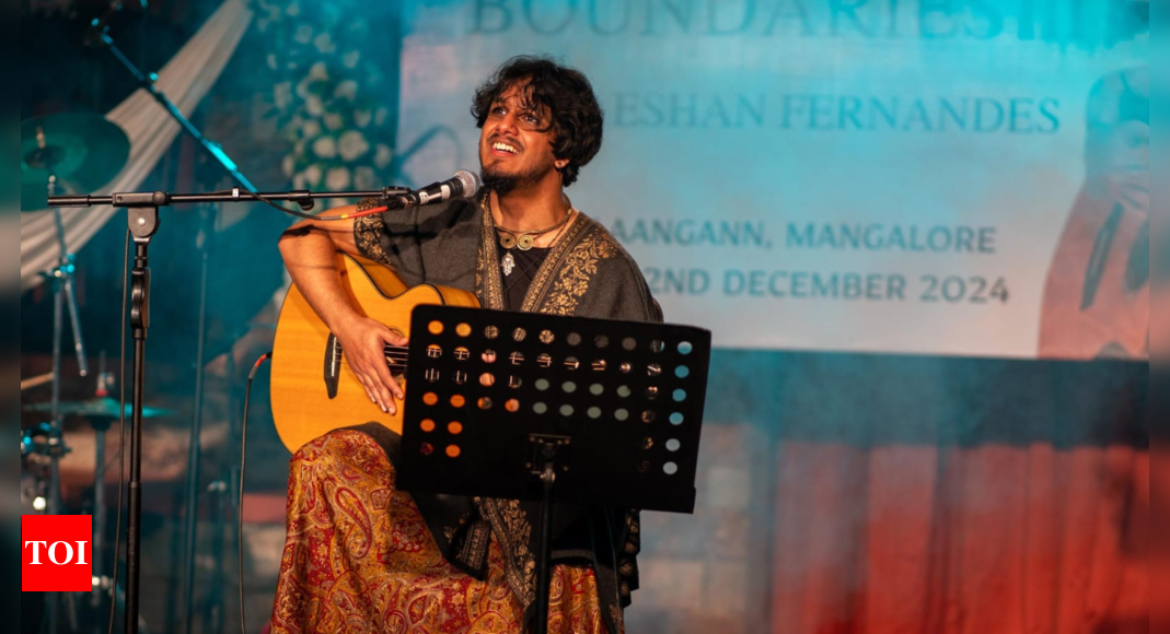 Singer Eshan Fernandes performs 12 songs in 12 languages at 'Transcending Boundaries 3' concert in Mangaluru