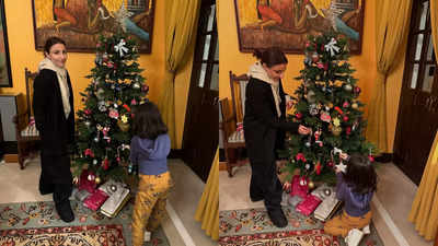 Soha Ali Khan gears up for Christmas festivities with daughter Inaaya, see pics