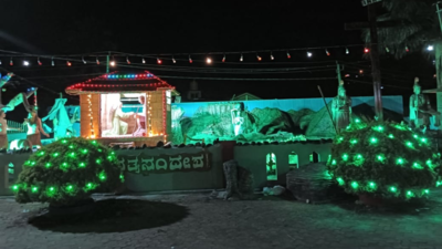 Historic Saint Anne's Church marks Christmas with grand celebrations in Karnataka's Virajpet