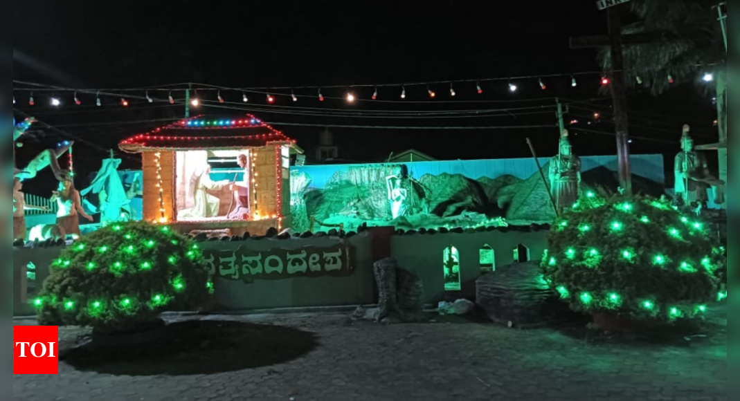 Historic Saint Anne's Church marks Christmas with grand celebrations in Karnataka's Virajpet