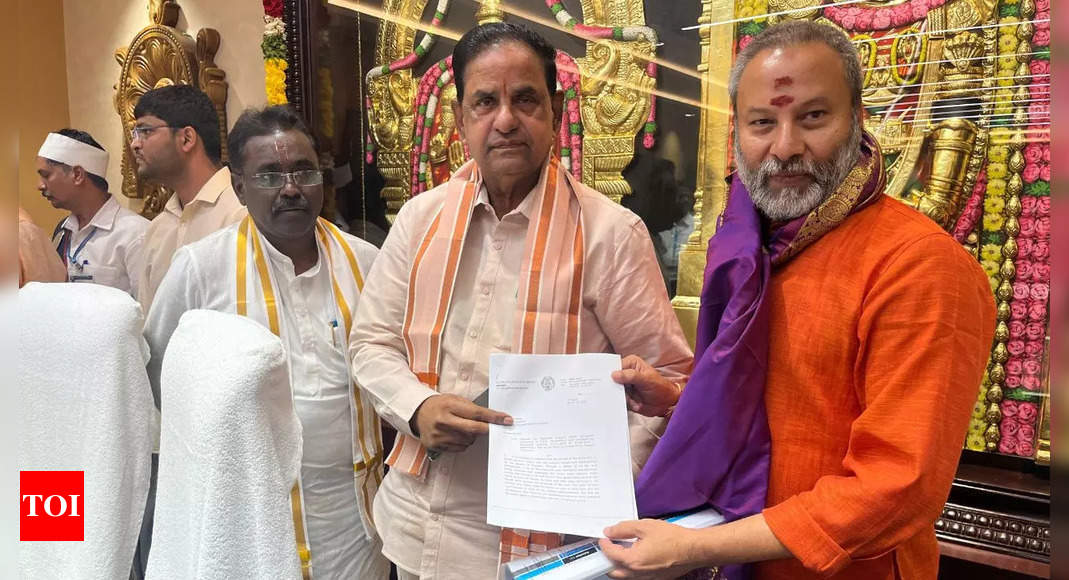 TTD board member Bhanu Prakash Reddy demands probe into 'Rs 100 crore Parakamani scam' reported at Tirumala temple