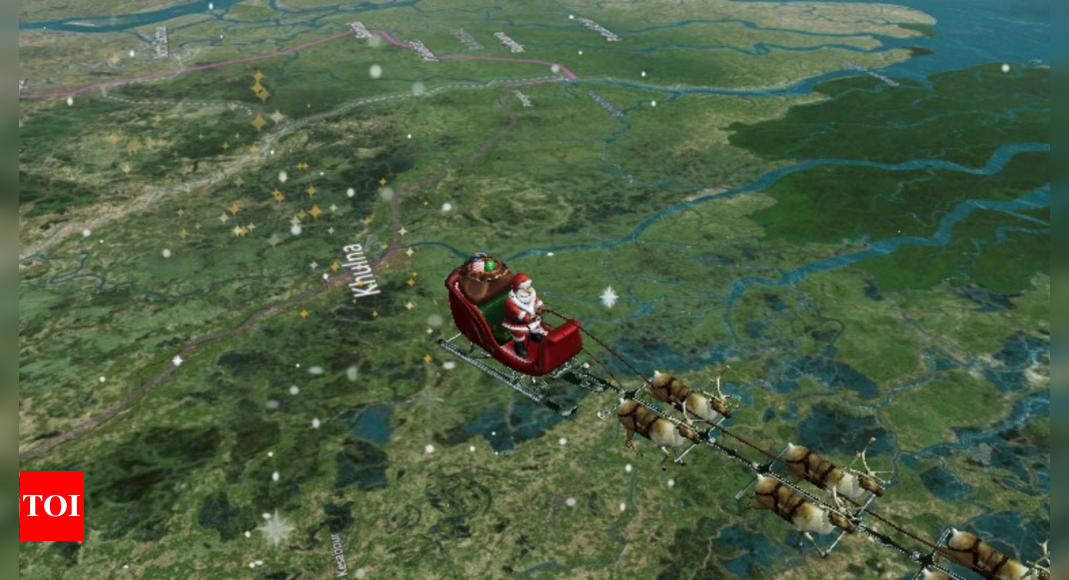 How far did Santa reach? When will he arrive in the US?