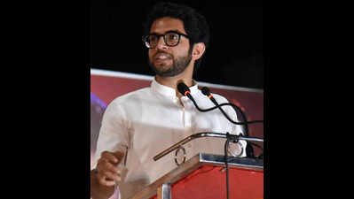 Curb political hoardings: Aaditya to CM