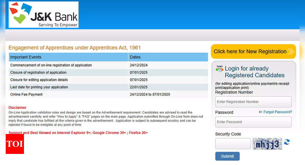 JK Bank Apprentice Recruitment 2025: Application Begins, Check Direct Link Here