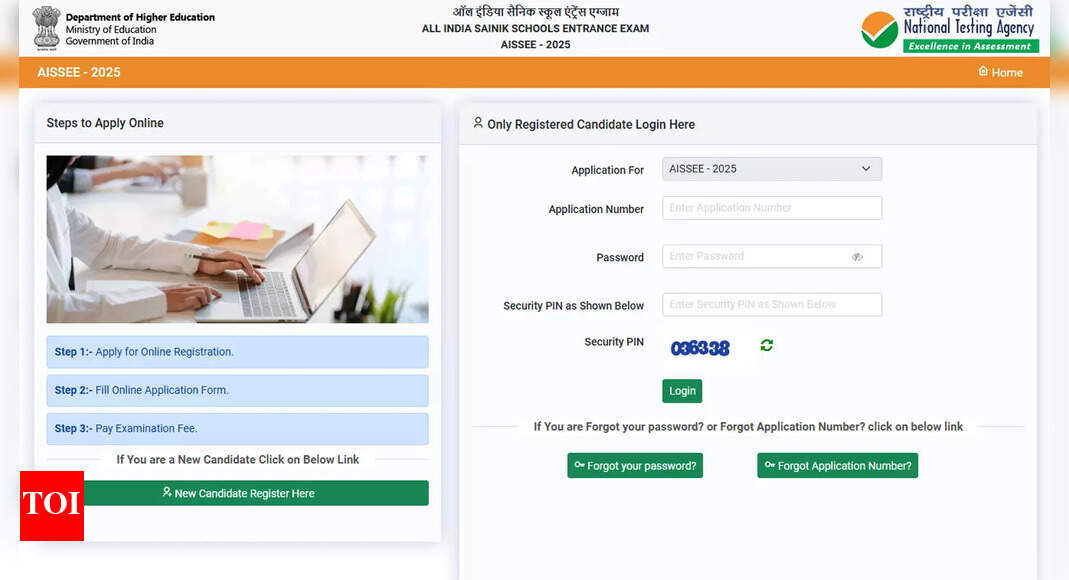 AISSEE 2025: Sainik School Admissions for Classes VI & IX Open, Apply Now