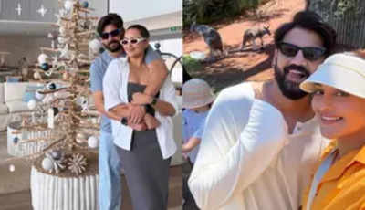 Sonakshi Sinha, Zaheer Iqbal celebrate Xmas amidst koalas, kangaroos