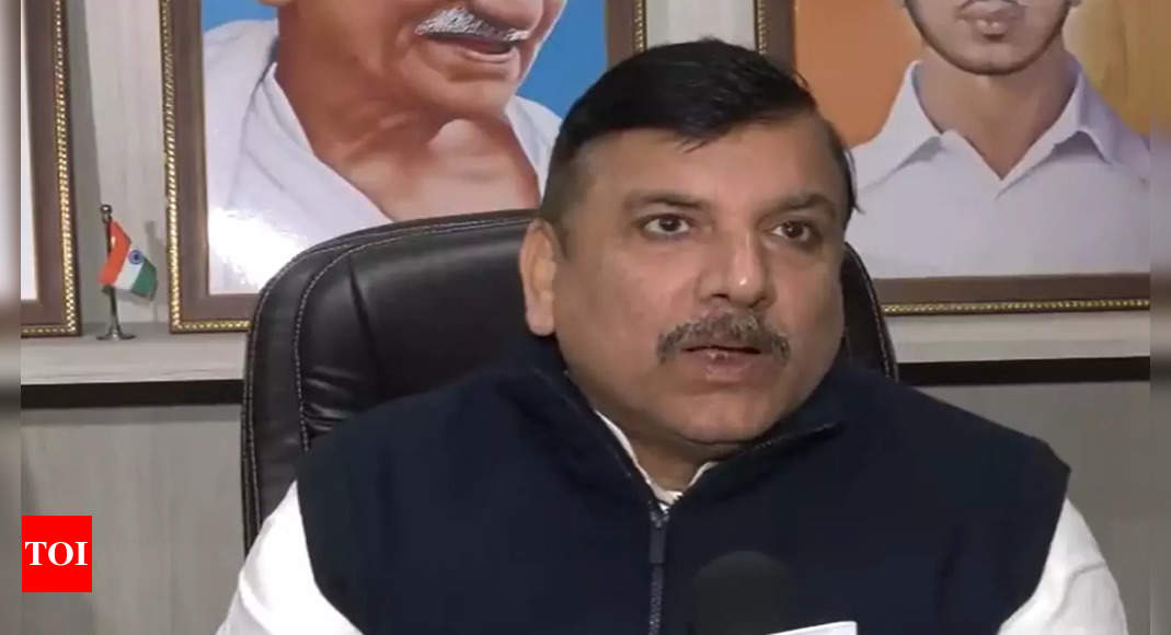 Mahila Samman Yojana row: AAP's Sanjay Singh accuses BJP of spreading lies