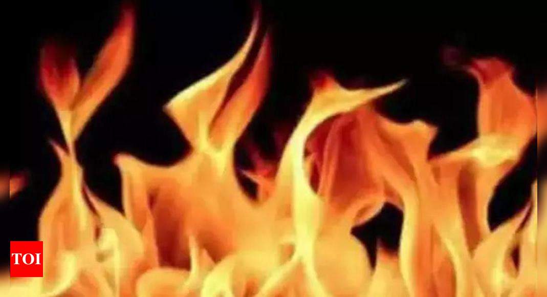 Ethanol tanker topples, catches fire near Mumbai-Pune Expressway; traffic hit for 3 hours