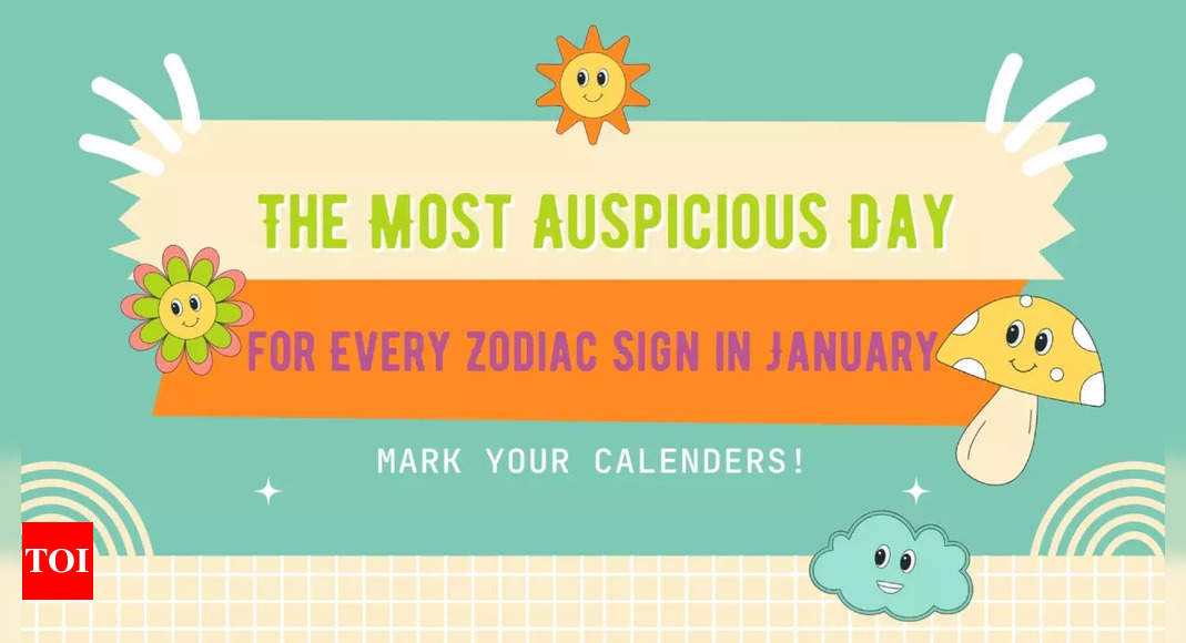 Mark Your Calendar: The most auspicious day for every zodiac sign in January 2025