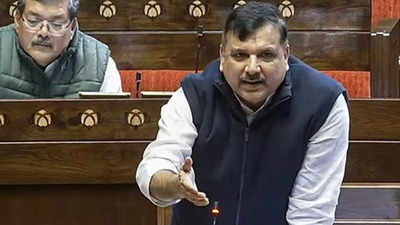 'Bharatiya Jhootha Party': AAP's Sanjay Singh accuses BJP of spreading lies amid schemes row