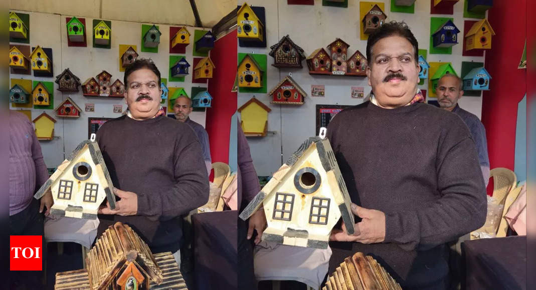 Meerut entrepreneur crafts earthen homes for sparrows amidst urbanisation