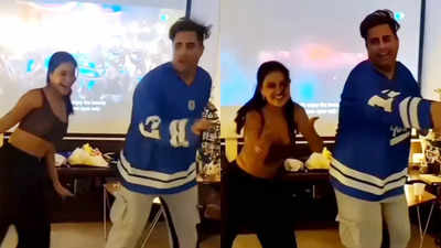 WATCH: Priyanka Chahar Choudhary dances to Tamannaah’s hit number ‘Aaj Ki Raat’ at a Christmas party