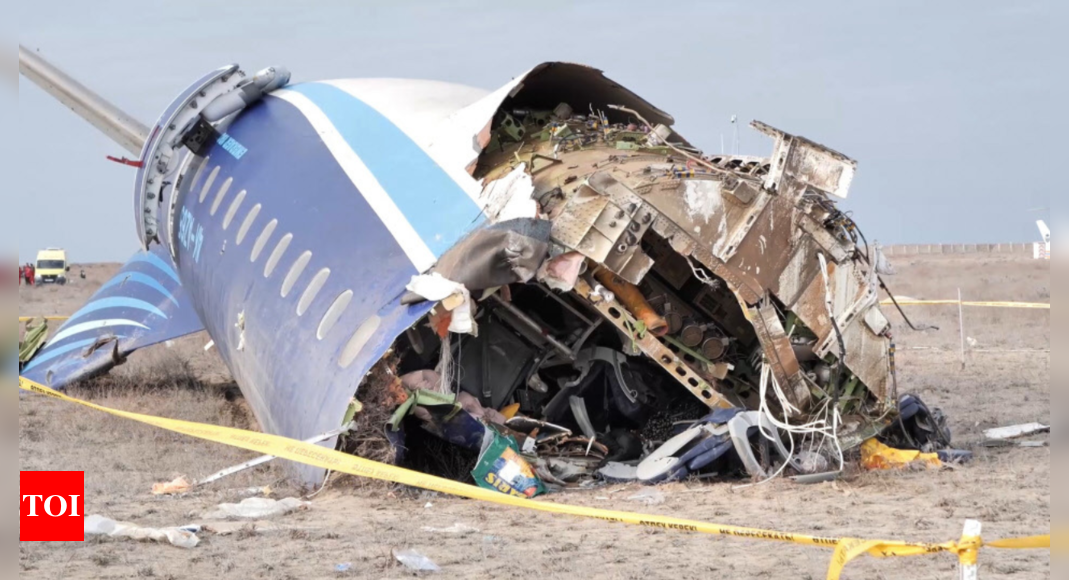 Azerbaijan Airlines crash: Survivor films dramatic video from inside aircraft