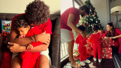 Nayanthara and Vignesh Shivan celebrate Christmas with twins Uyir and Ulag