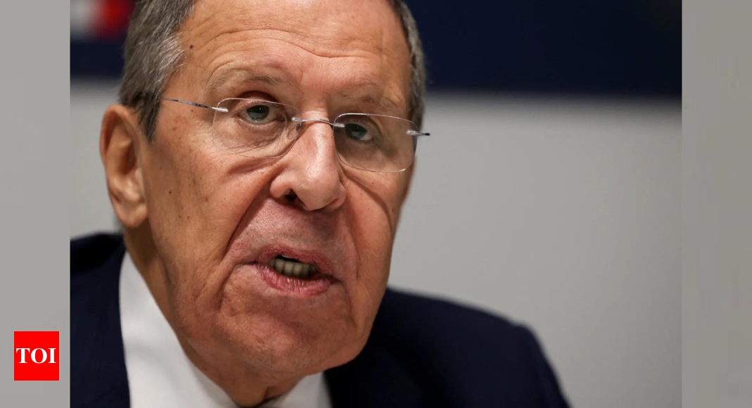 Russia’s security must be guaranteed by any Ukraine peace deal, Sergey Lavrov says | World News – Times of India