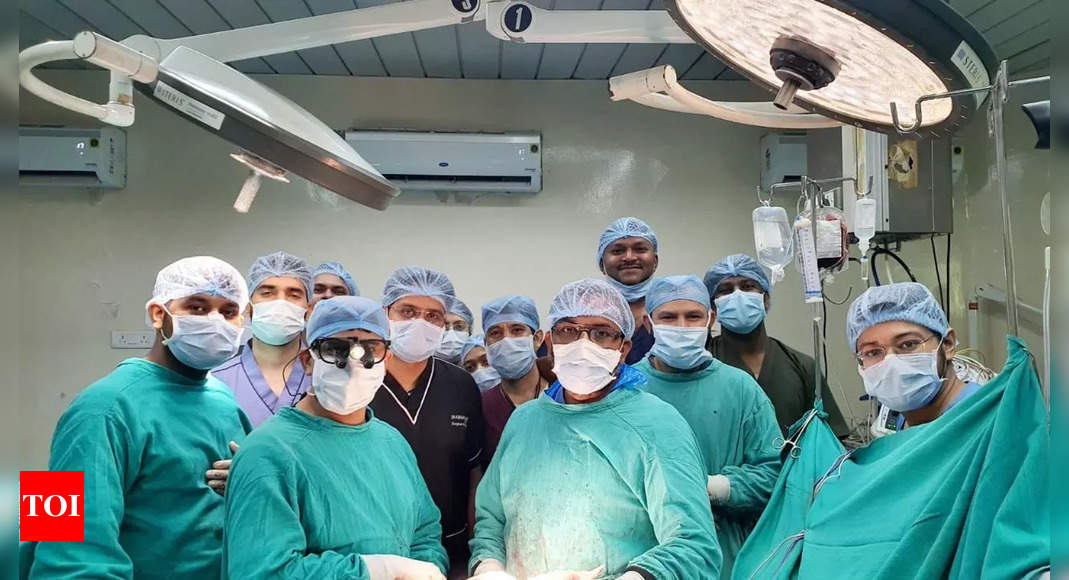 Raipur surgical team achieves milestone by removing 5kg tumour pressing against heart and lungs