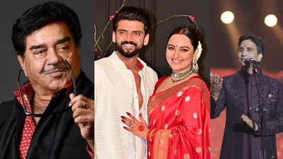 Shatrughan Sinha BREAKS silence on Kumar Vishwas' cryptic comment on Sonakshi Sinha's interfaith marriage with Zaheer Iqbal and Mukesh Khanna's statement - See inside