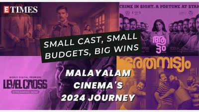 Small cast, small budgets, big wins: Malayalam cinema's 2024 journey from 'Bharathanatyam' to 'Golam'!