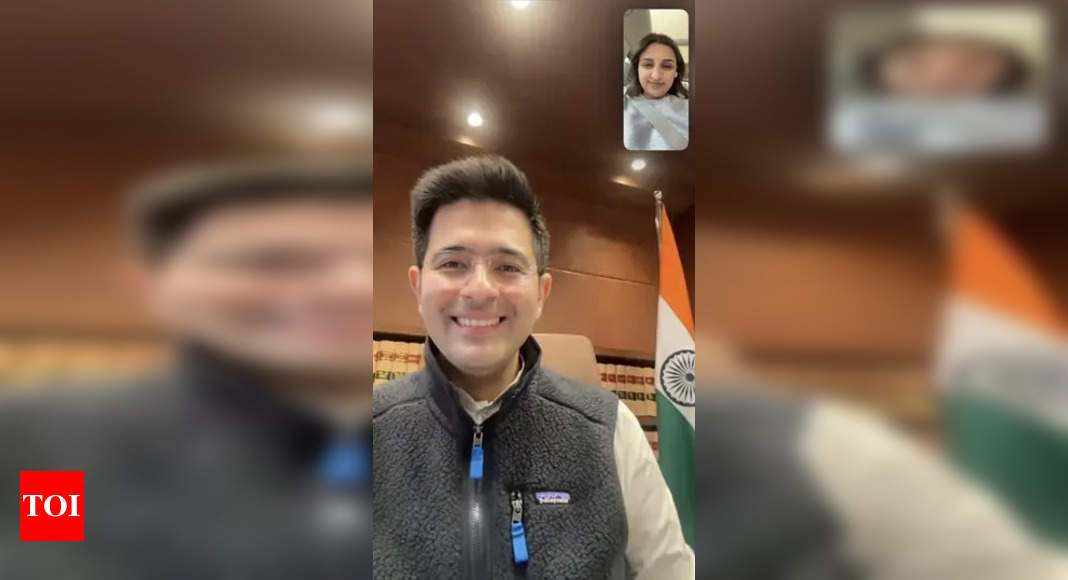 Parineeti Chopra's 'soul healing' video call session with Raghav Chadha