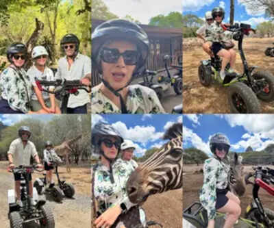 Neelam Kothari's trip to Mauritius fulfils this promise she made to daughter Ahana