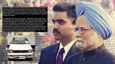 Manmohan Singh picked Maruti 800 over armoured BMW: SPG officer recalls