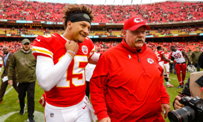 Patrick Mahomes Makes Cheeky Comment About Locker Room Santa Andy Reid