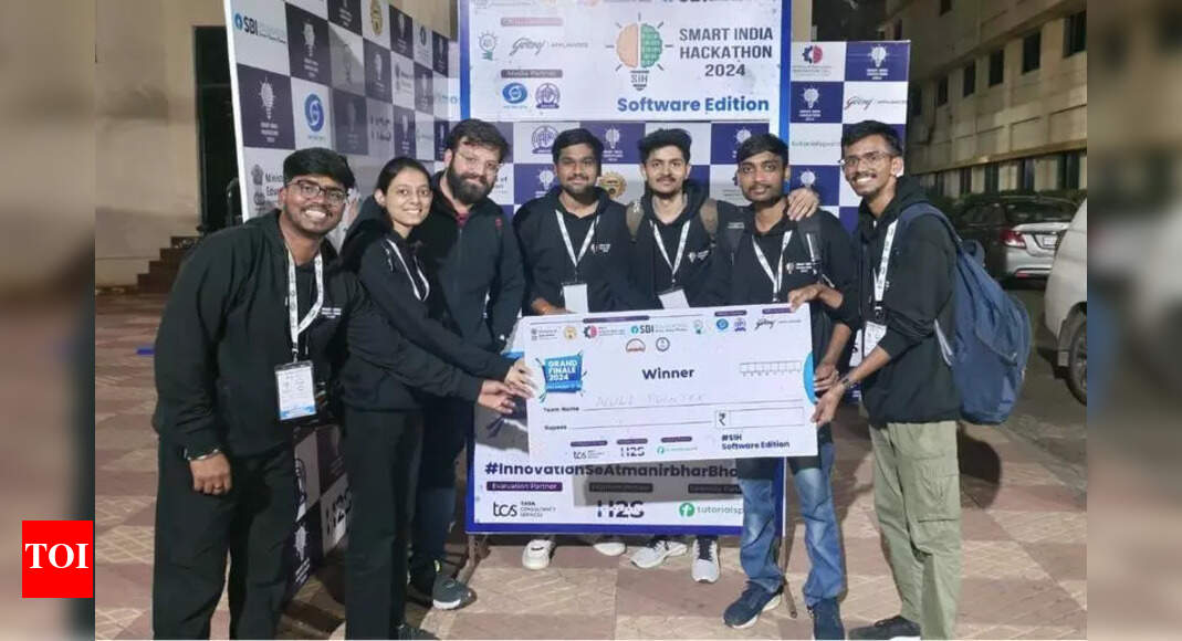 IIIT-Nagpur’s Team Null Pointer wins Smart India Hackathon-2024 ...