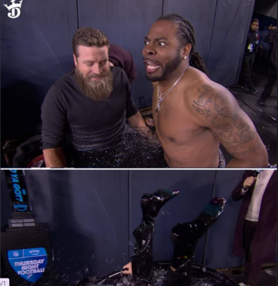 Amazon vs. Netflix NFL Showdown: Ryan Fitzpatrick’s Ice Bath Challenge Sparks Streaming Wars, Charissa Thompson Fires Shots at Netflix