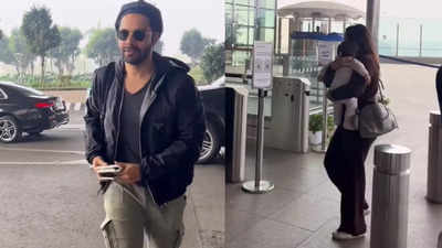 Varun Dhawan and Natasha Dalal take their daughter Lara for her first New Year vacation - Watch