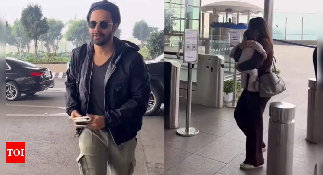 Varun Dhawan and Natasha Dalal take their daughter Lara for her first New Year vacation - Watch