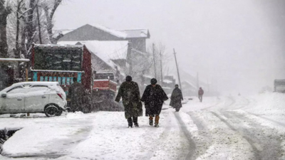 Heavy snowfall disrupts life in Kashmir: Flights, rail services ...