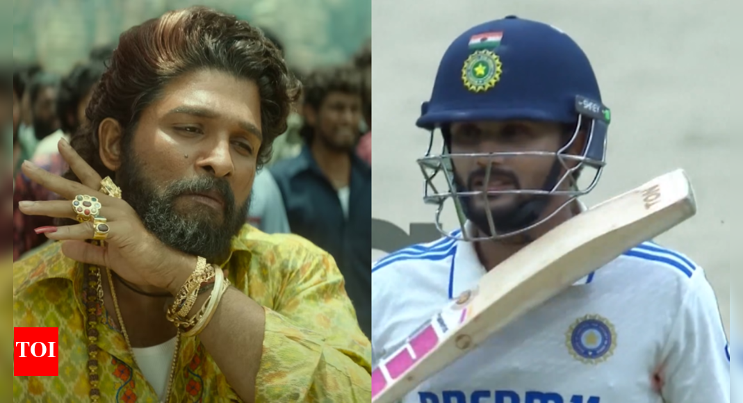 Nitish Kumar Reddy Celebrates Test Fifty with Pushpa Raj's Iconic ...