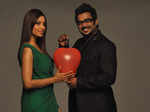 Bipasha and Madhavan at a promotional shoot