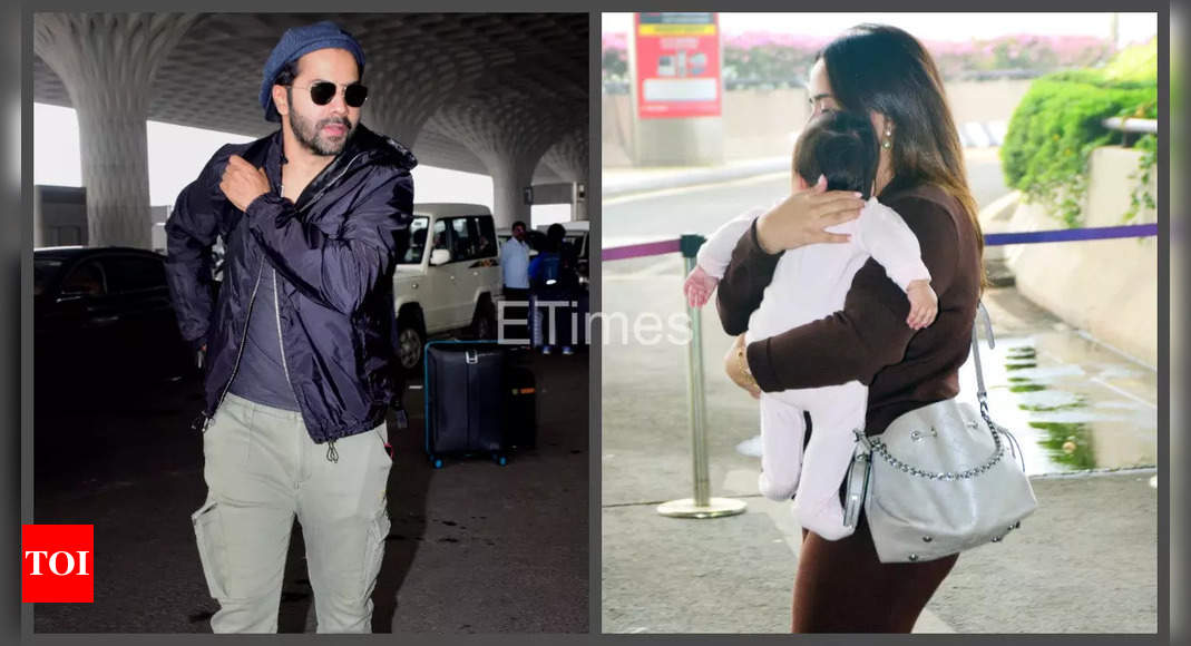 Paparazzo reveals Varun Dhawan and Natasha Dalal's daughter Lara's face without their permission; fans REACT