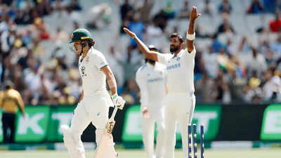 Knocks him over! Bumrah ensures Konstas no-show in second innings at MCG - Watch