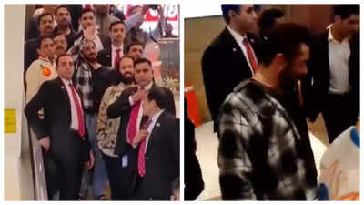 Salman Khan and Anant Ambani visit Jamnagar mall; send fans into a frenzy - WATCH