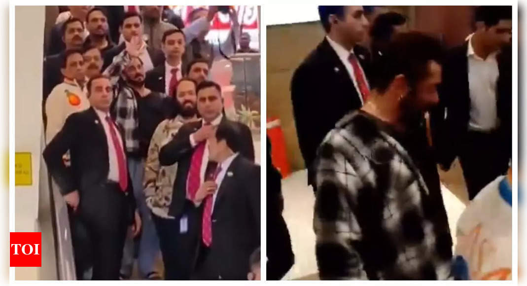 Salman Khan and Anant Ambani visit Jamnagar mall; send fans into a frenzy - WATCH