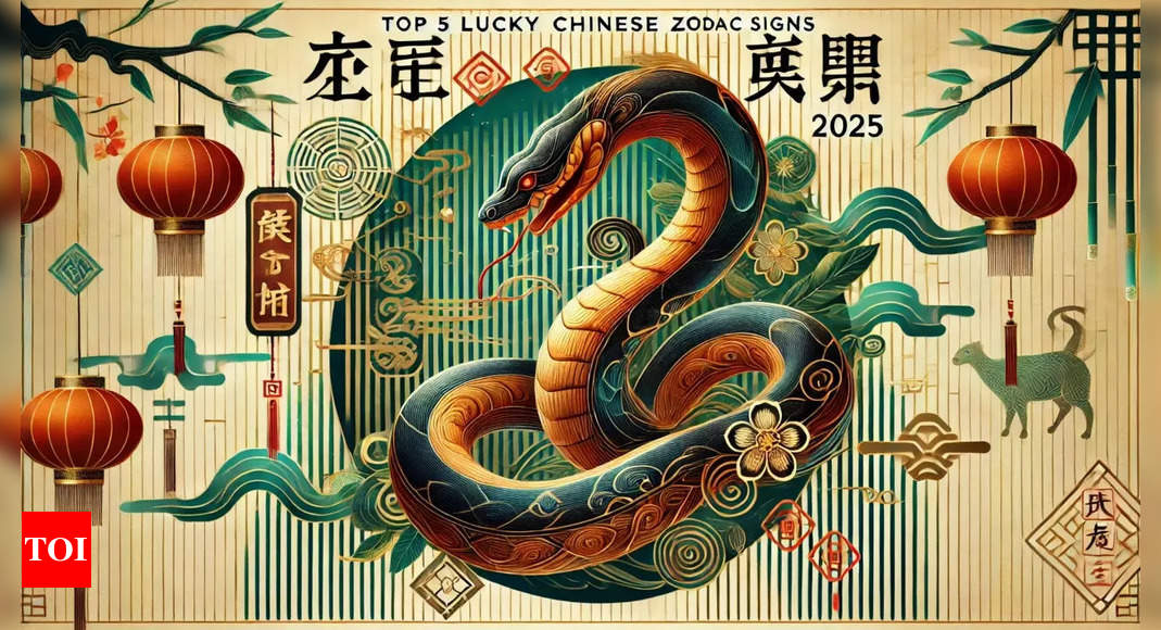 Chinese Horoscope 2025 ; Top 5 lucky Chinese zodiac signs in the year of the Wood Snake 2025 – Times of India