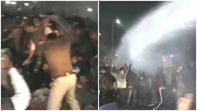 From lathicharge to water cannons, Bihar Police crackdown on protesting BPSC candidates