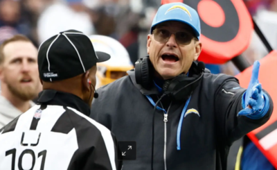 The NFL Charged Hefty Fines For The Los Angeles Chargers, But The Team’s Head Coach Jim Harbaugh Received A $1 Million Bonus