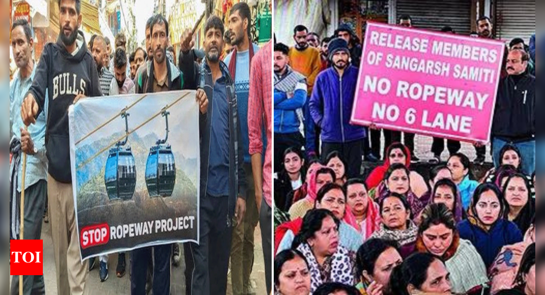 Katra protest against ropeway enters 5th day, BJP MLA also joins in