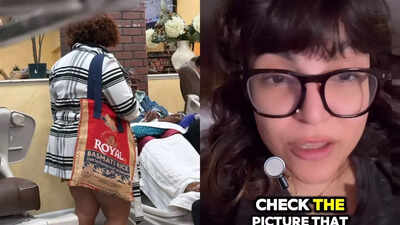 "Who needs Gucci when you have Basmati?": US woman goes viral for her fashion choice of using basmati rice bag as carry bag